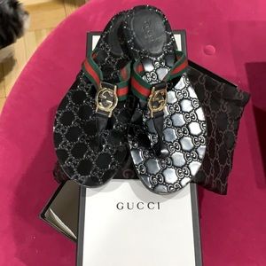Gucci sands gently worn